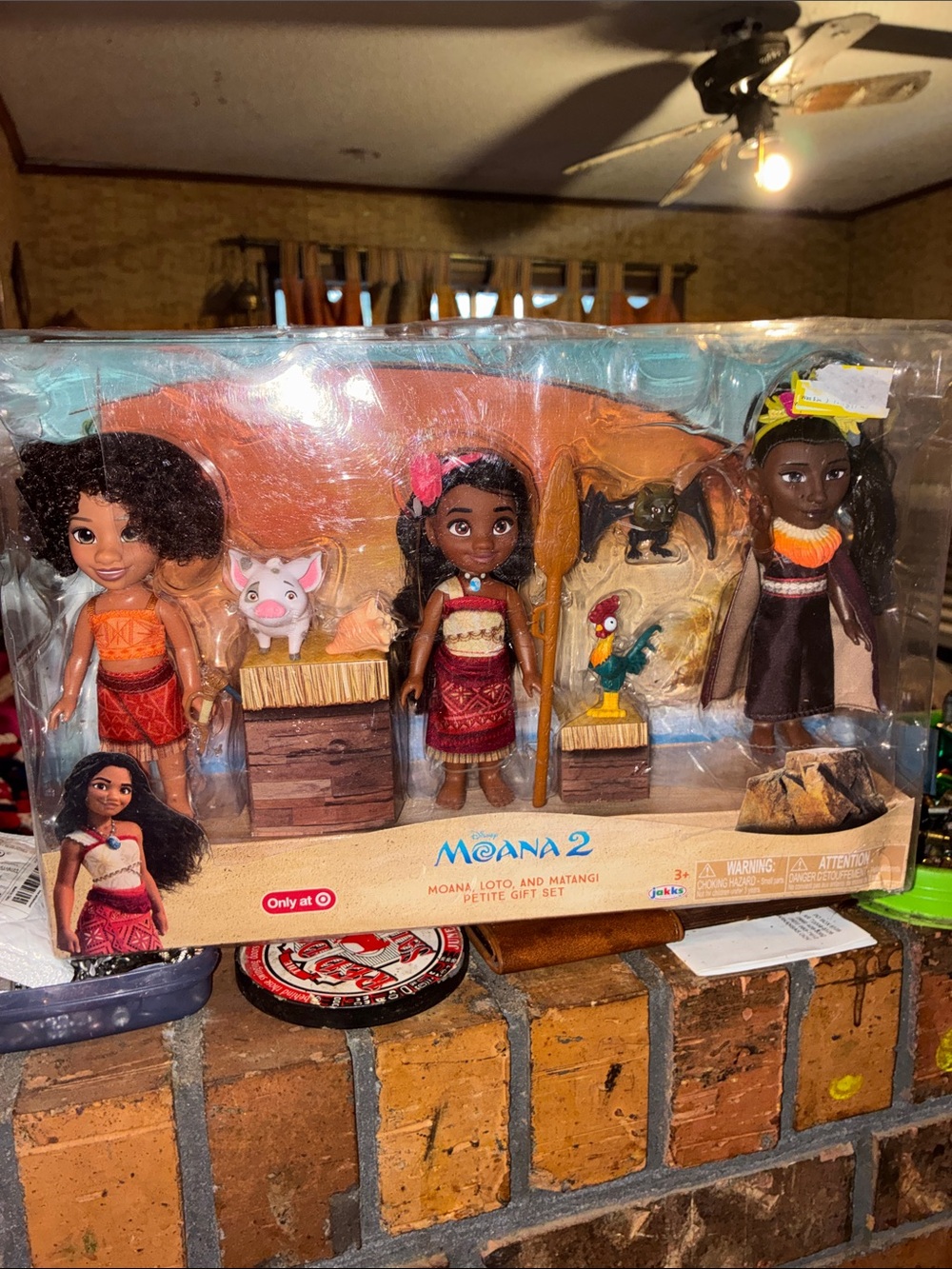 Disney Moana 2 Petite Doll Set - Red, Brown, Black